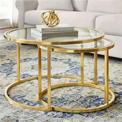 * Bàn trà mạ PVD – Phong cách thanh lịch cho không gian hiện đại