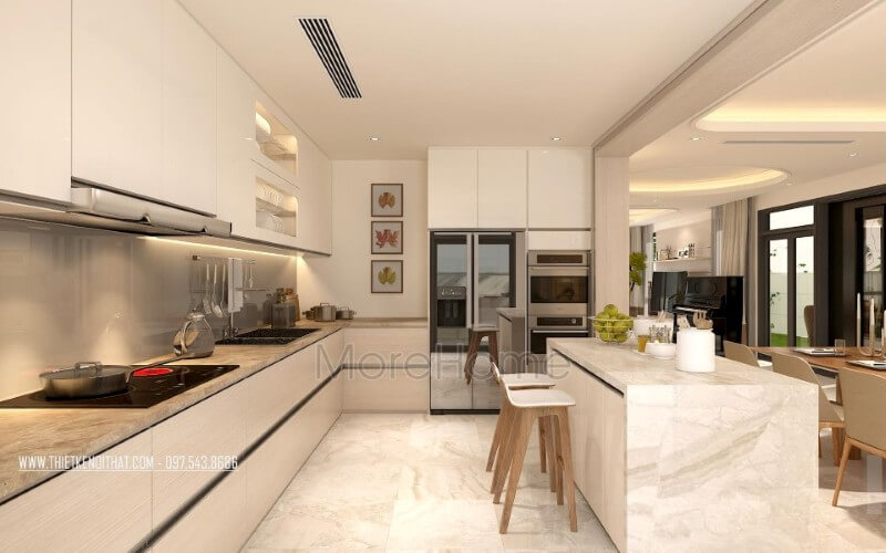 Tham khảo những mẫu tủ bếp đẹp hiện đại, tủ bếp An Cường sang trọng