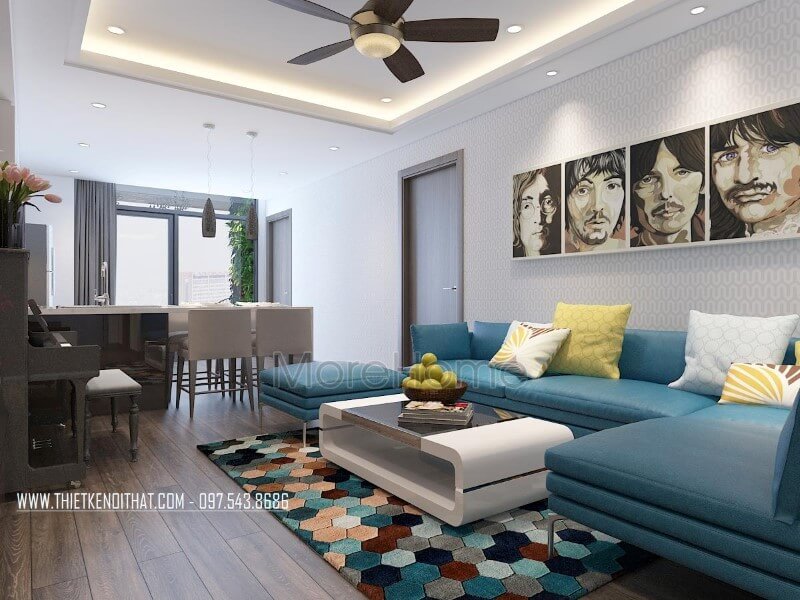Thiết kế nội thất chung cư Tràng An sang trọng Thiết kế chung cư