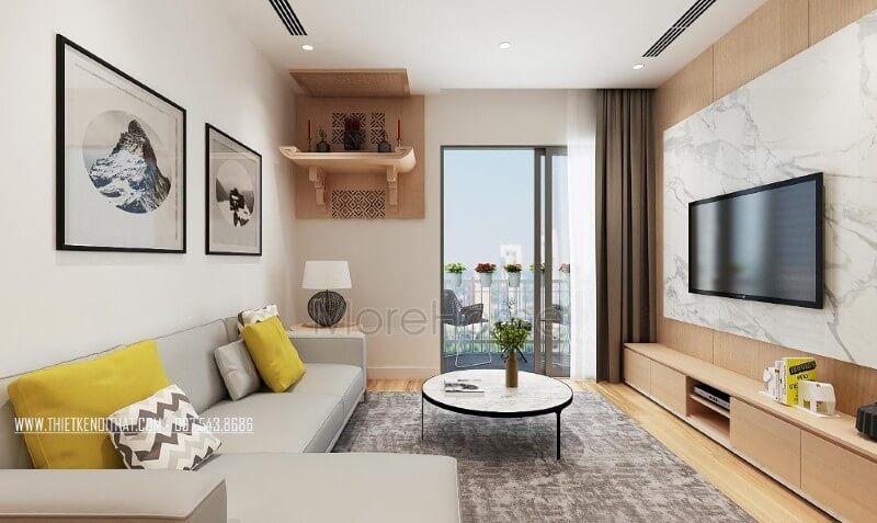 Mẫu thiết kế nội thất chung cư Park Hill hiện đại