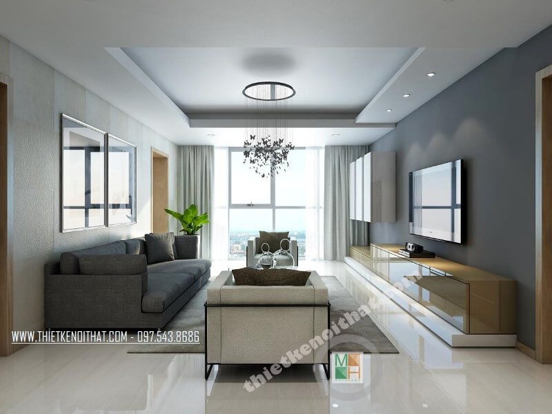 Thiết kế chung cư Thăng Long Number One đẹp với sự tối giản và đồng bộ từ ánh sáng đến màu sắc và vật dụng được gia chủ yêu thích và hướng đến.