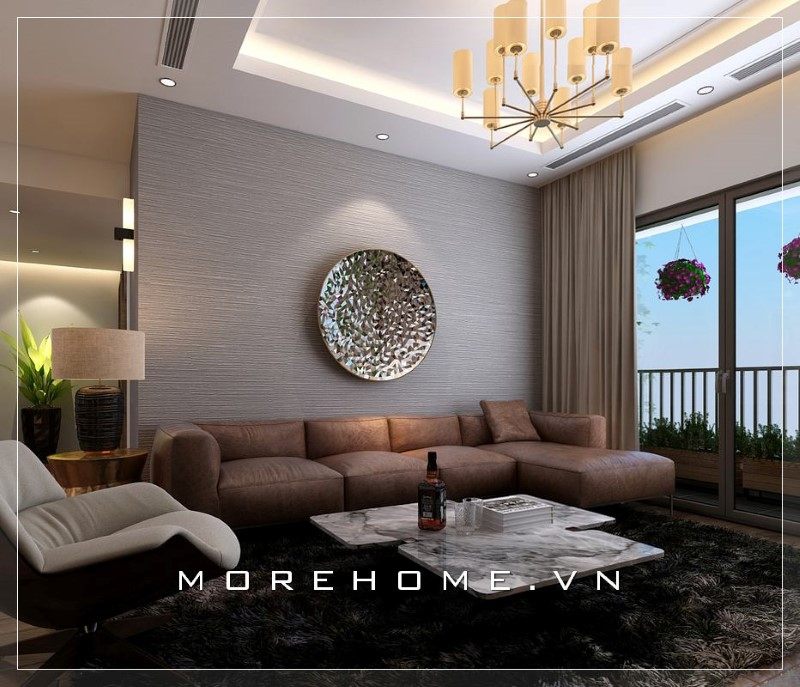 Bộ ghế sofa bọc da màu nâu đẹp - Một sự lựa chọn tuyệt vời cho không gian sống của gia đình.